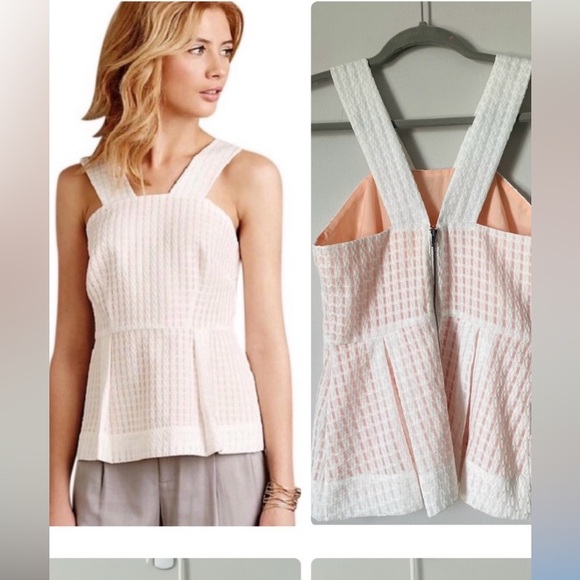 Maeve Tops - Anthropologie Maeve White top size 6